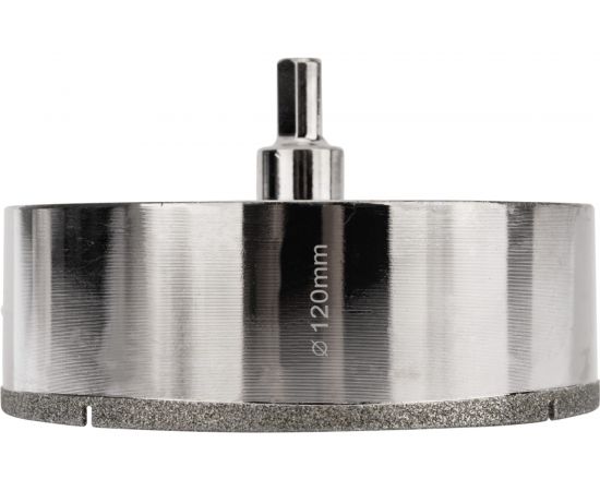 Коронка алмазная 120 мм по керамограниту с центровочным сверлом KRANZ KR-92-0023 – изображение 3