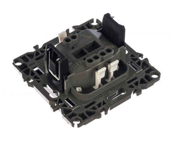 Выключатель ЭРА 12-1101-05 10АХ-250В, IP20, антрацит Б0014625 – изображение 3