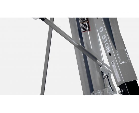 Складной однотактный кран KraftWell г/п 2000 кг, серый KRWCA2 – изображение 4