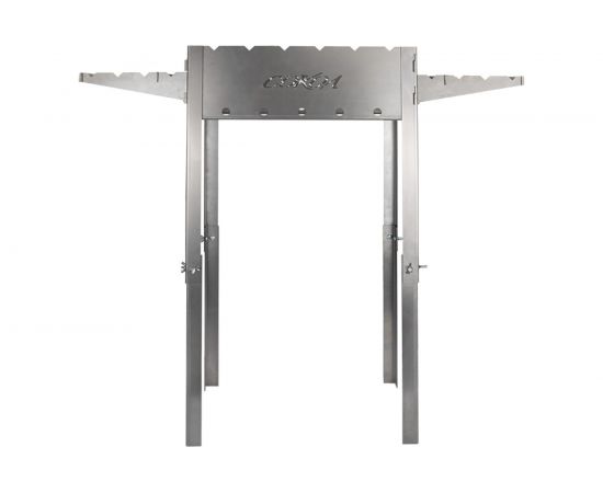 Разборный мангал СОКОЛ высокий 44.5х29.5х15.5 см, 2 мм, высота 85 см, с подставкой 62-0036 – изображение 4