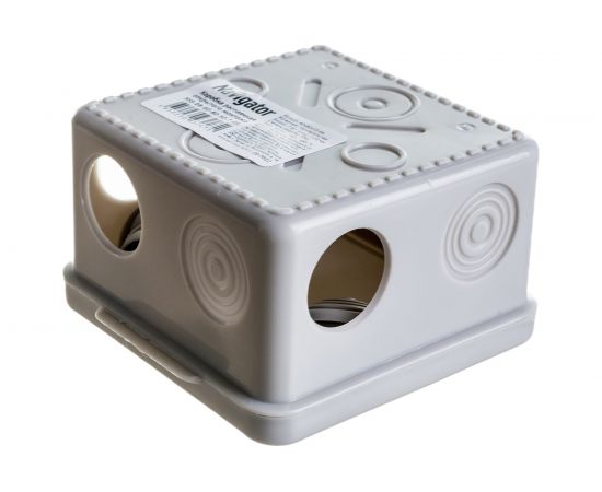 Распаячная коробка Navigator NSS-DB-80-80-50-7-GR открытого монтажа 93247 – изображение 4
