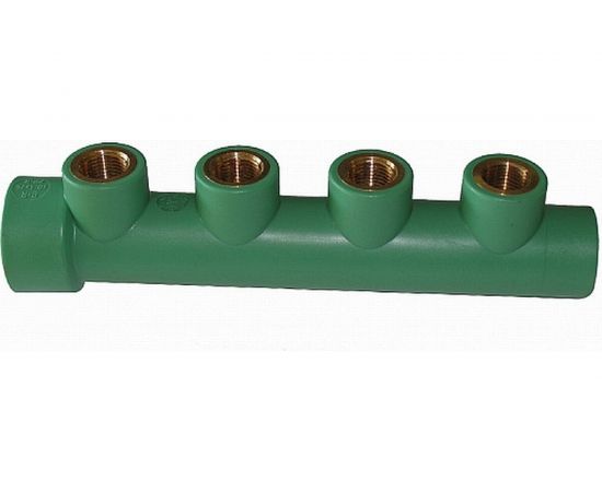 Коллектор Banninger полипропиленовый, зеленый, 32x1/2 ВР - 4 отвода 5R84084311 