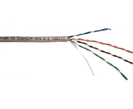 Кабель UTP, 4 пары, Кат. 5e, серый, 500м в кат., TWT-5EUTP/500-GY 