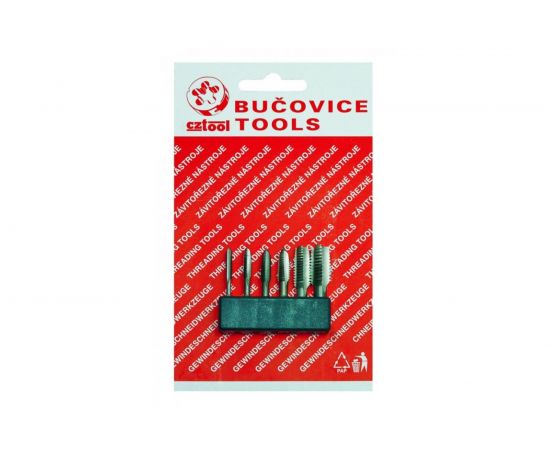 Набор метчиков-бит BIT1 M3-M8 HSS Bucovice Tools 948100 