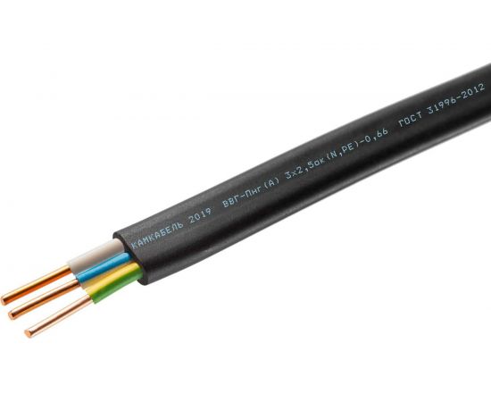 Кабель ВВГ-ПНГ А Камкабель 3x2.5 мм 100м 1137Z30HG00070Z0100М 