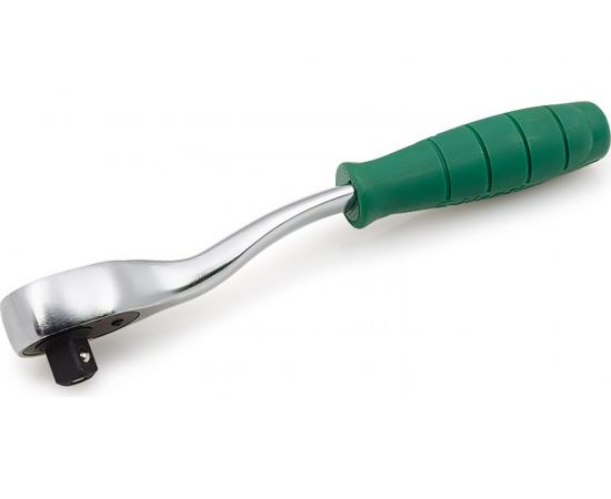 Трещотка с быстрым сбросом Hans 1/4" с изогнутой рукояткой 72 зуба 2162GQ 