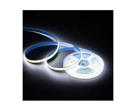 Светодиодная лента Apeyron 12В, 4,8Вт/м, smd3528, 60д/м, IP20, 280Лм/м, подложка, 8мм, 30м, холодный белый 00-535 