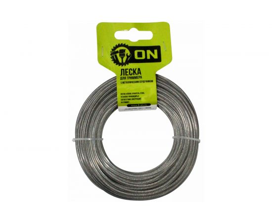 Леска для триммера. с металлическим сердечником армированная. квадрат (3.0 мм; 50 м) ON 15-01-522 