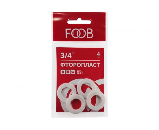 Набор прокладок из фторопласта FOOB 3/4, 4 шт F20.44.4 00-00002549 