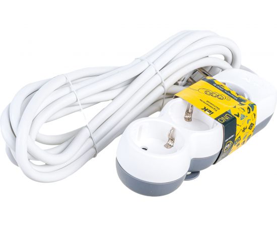 Удлинитель IEK У03 3 места 2P+PE/5м 3х1,5мм2 16А/250В UNO WYP53-16-03-05-Z – изображение 2