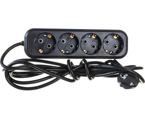Бытовой удлинитель с заземлением Gigant ПВС 3х0,75 3500Вт 4 гнезда 3м 80014 PEC-004 – изображение 3