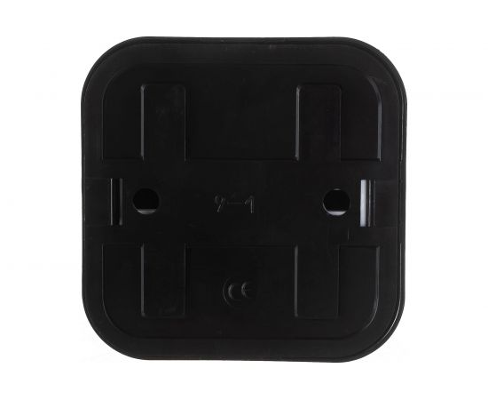 Выключатель Bylectrica 2-клавишная, открытая установка, 6 А, серия ПРАЛЕСКА, А56-134 черный – изображение 3