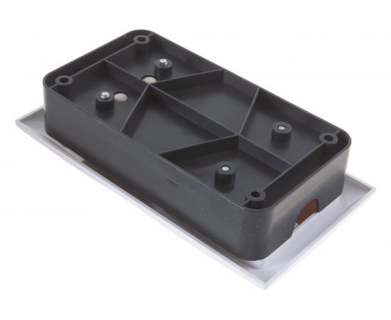 Комбинированный блок Кунцево-Электро СЕЛЕНА скрытой установки выключатель с подсветкой+розетка БКВР-424 8214 – изображение 4