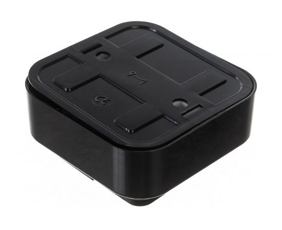 Выключатель Bylectrica 2-клавишная, открытая установка, 6 А, серия ПРАЛЕСКА, А56-134 черный – изображение 4