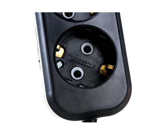 Бытовой удлинитель с заземлением Gigant ПВС 3х0,75 3500Вт 4 гнезда 3м 80014 PEC-004 – изображение 5