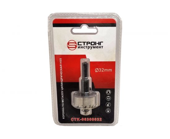 Стальная коронка по металлу HSS 32 мм Strong СТK-06300032 – изображение 7