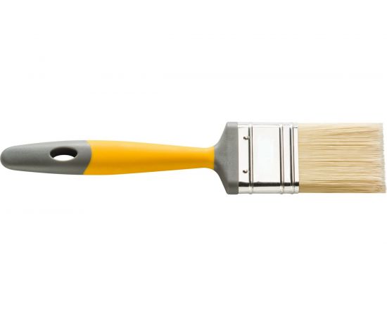 Плоская кисть HARDY серия 90, из полиэстера, 2K, 25х13мм, желтая 0200-904325 