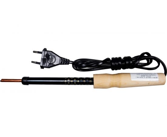 Электропаяльник КЭС ЭПЦН 40Вт/230В деревянная рукоятка 36 