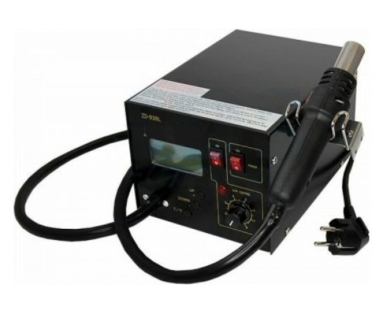 Паяльная станция цифровая термовоздушная 220V, 160-480С REXANT ZD-939L 12-0144 
