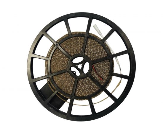 Светодиодная лента Apeyron 24В, 8,6Вт/м, smd2835, 84д/м, IP20, 1000Лм/м, подложка 8мм, 30м, теплый белый 00-372 