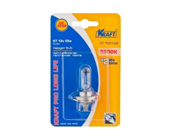 Автолампа KRAFT H7 12v55w PX26d Pro Long Life KT 700122 