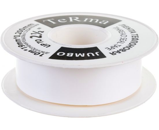 ФУМ лента Terma JUMBO 2 1/2"", 10 м х 19 мм х 0.2 мм 20154 – изображение 2