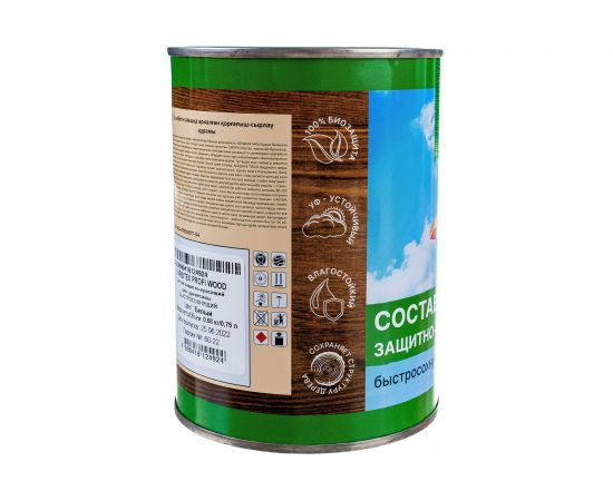 Защитно-красящий состав для древесины FARBITEX (быстросохнущий; белый; 0.75 л) 4300008476 – изображение 3