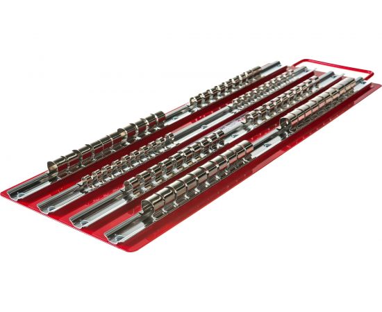 Реечный держатель головок 1/4х20шт 3/8х30шт 1/2х30шт 440х150мм JTC-3413:1552 – изображение 3