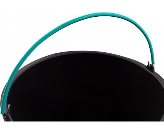 Строительное, ударопрочное, пластмассовое ведро MATRIX 20 л, обрезиненная ручка 81464 – изображение 3