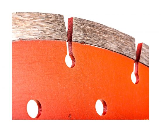 Диск алмазный отрезной Сегментны�� Grand hot press (350х25.4 мм) TRIO-DIAMOND GUS729 – изображение 3