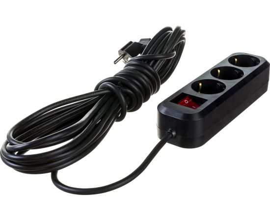Бытовой удлинитель с заземлением Gigant ПВС 3х0,75 3500Вт 3 гнезда 7м с выключателем 80020 PEC-009 – изображение 4