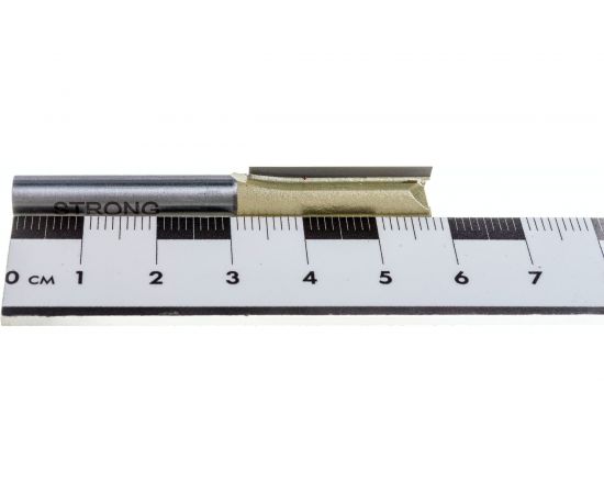 Фреза прямая пазовая по дереву (8х25 мм; хвостовик 6 мм) Strong СТФ-10030008 – изображение 4