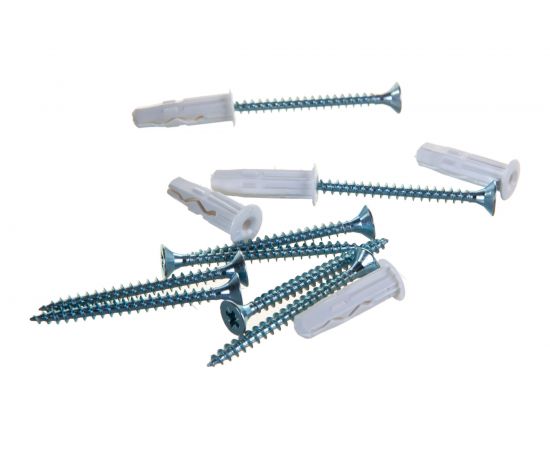 Шуруп ЕВРОПАРТНЕР Zn 4,0х45 в компл. с дюбелем MULTI 6x25 12шт. MP 403 17 – изображение 4