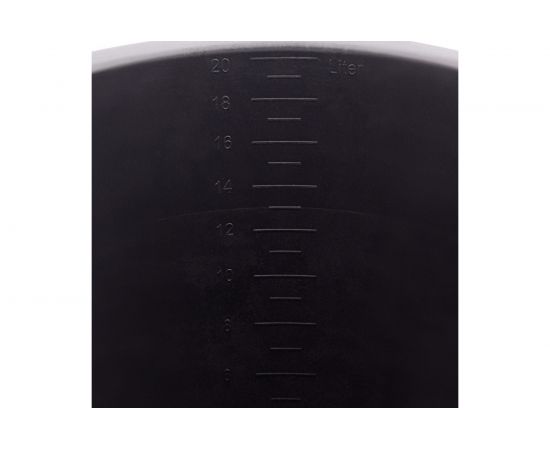 Строительное, ударопрочное, пластмассовое ведро MATRIX 20 л, обрезиненная ручка 81464 – изображение 4