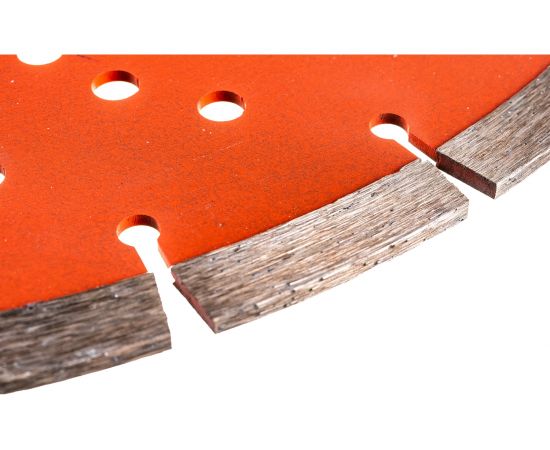 Диск алмазный отрезной Сегментны�� Grand hot press (350х25.4 мм) TRIO-DIAMOND GUS729 – изображение 4