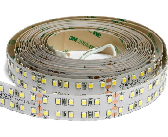 Светодиодная лента Apeyron 24В, 38Вт/м, smd2835, 240д/м, IP20, 3800Лм/м/304 – изображение 4