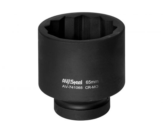 Головка ударная двенадцатигранная (65 мм; 1""DR) AV Steel AV-741065 