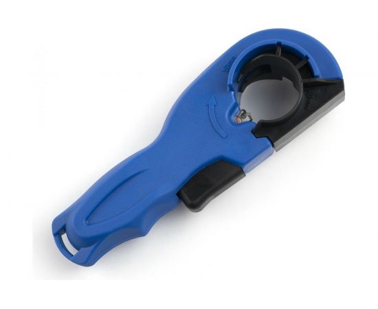 Нож для резки канализационных труб Экспедишин с фаскоснимателем, диаметр 40-50 мм, синий ЭС-02202021 
