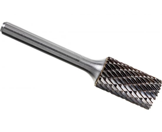 Борфреза цилиндрическая с зубчатым торцом (14х25х6х70 мм; ВК8; В14; 25Х06) ИНСТУЛС 00001337644 