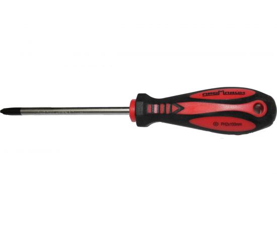 Крестовая овтертка Промлайн PH2x100мм, общая длина 208мм, Cr-v, ПЛ01402032_z022 