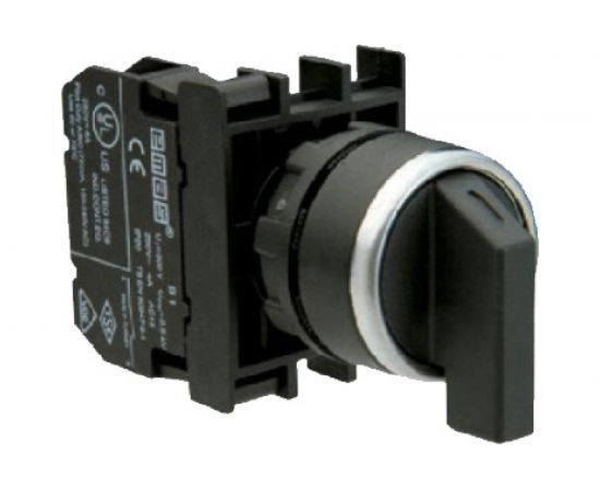 Переключатель Emas серия B, 2-0-1, без фиксации, 2НО, 250В AC, 4А B101S32 