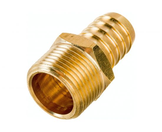 Штуцер с наружной резьбой 3/4M для шланга с внутренним диаметром 19 мм SHPI P-24-3 