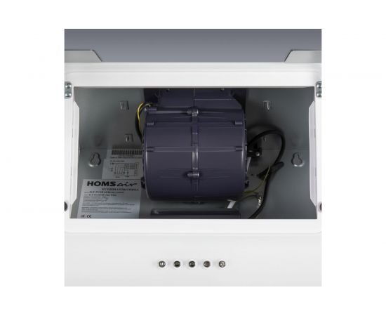Кухонная вытяжка HOMSair ELF PUSH 60 белый Elf Push 60 Glass White – изображение 12