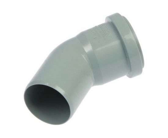 Отвод РемоКолор внутренняя канализация, серый, 45 градусов, 50 мм 139-791 – изображение 2