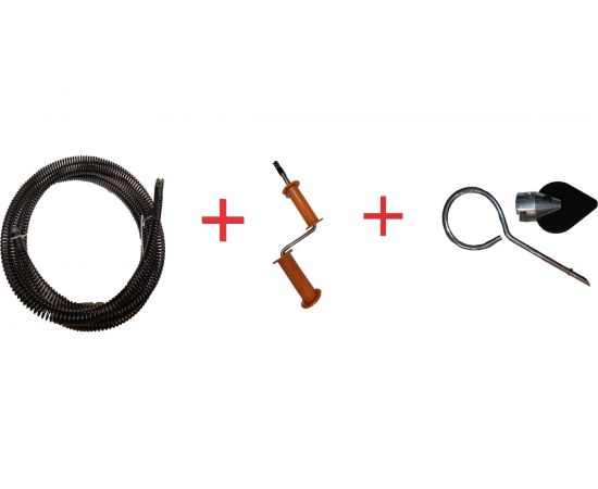 Набор для прочистки канализации КРОКОЧИСТ до 160 мм, 10 метров 51315-22-10Н – изображение 2