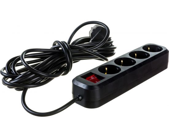 Бытовой удлинитель с заземлением Gigant ПВС 3х0,75 3500Вт 4 гнезда 7м с выключателем 80024 PEC-012 – изображение 4