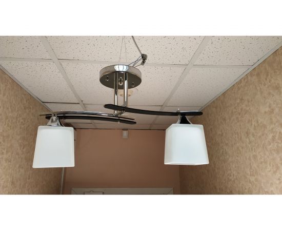 Люстра JUPITER LIGHTING A 1853/2 Кубы черный/хром-2х60W E27 230V A 1853 – изображение 5