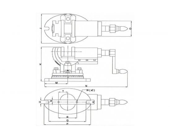 Двухосевые станочные тиски WILTON AMV/SP-75 WI11704EU 75х75 – изображение 5