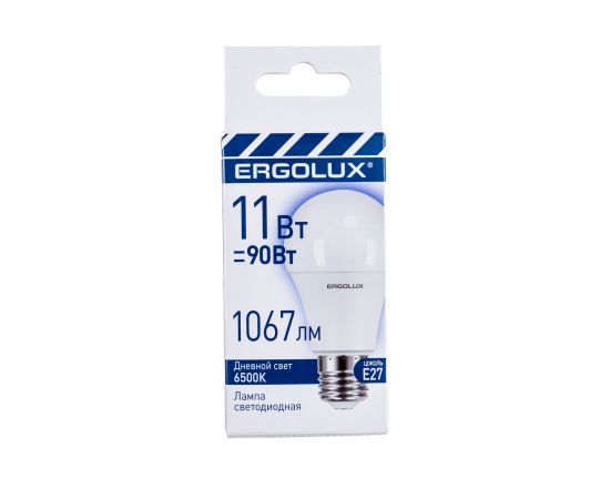Светодиодная лампа Ergolux LED-A60-11W-E27-6K ЛОН 11Вт Е27 6500К 220-240В, ПРОМО 14724 – изображение 6
