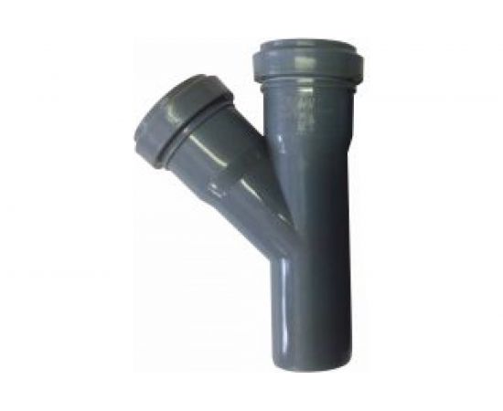 Тройник ООО МультиМирПласт 32/32/45 серый ТРК ВК 32/32/45 